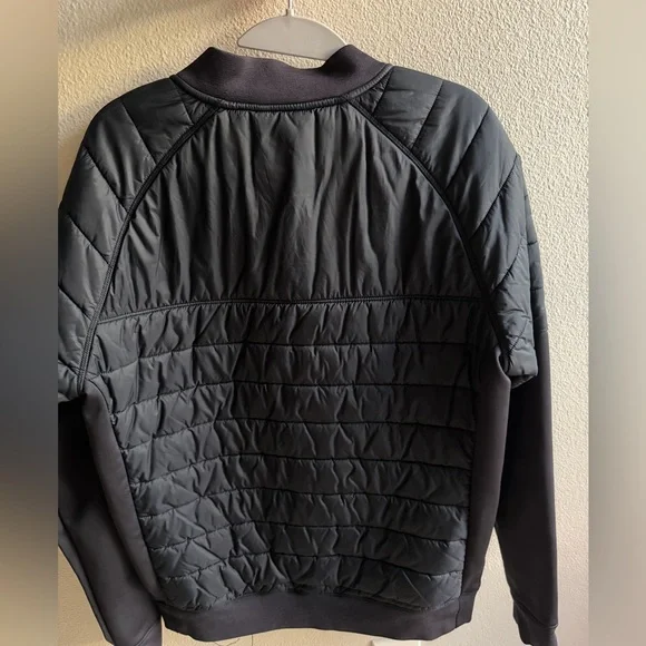 Under Armour Black Quilted Jacket with Blue UCLA Patch - Picture 2 of 2